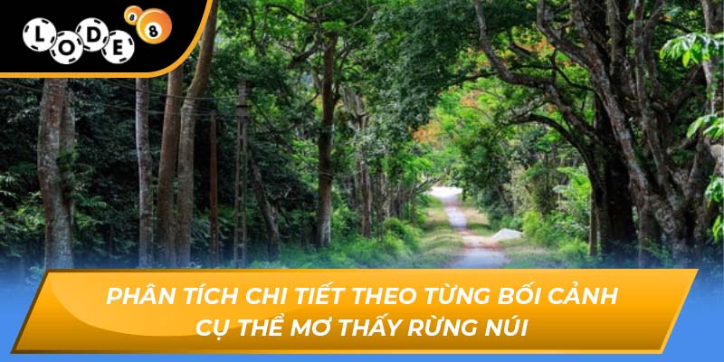 mơ thấy rừng núi